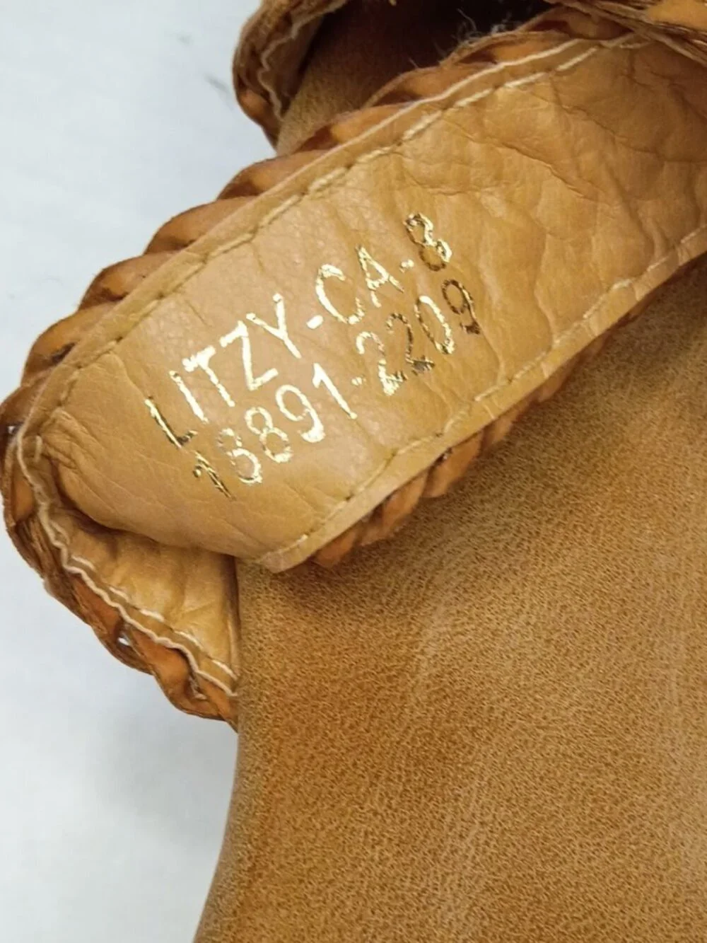 Patrizia by Spring Step Litzy Camel Cork Wedge Sandals Women’s Size 8